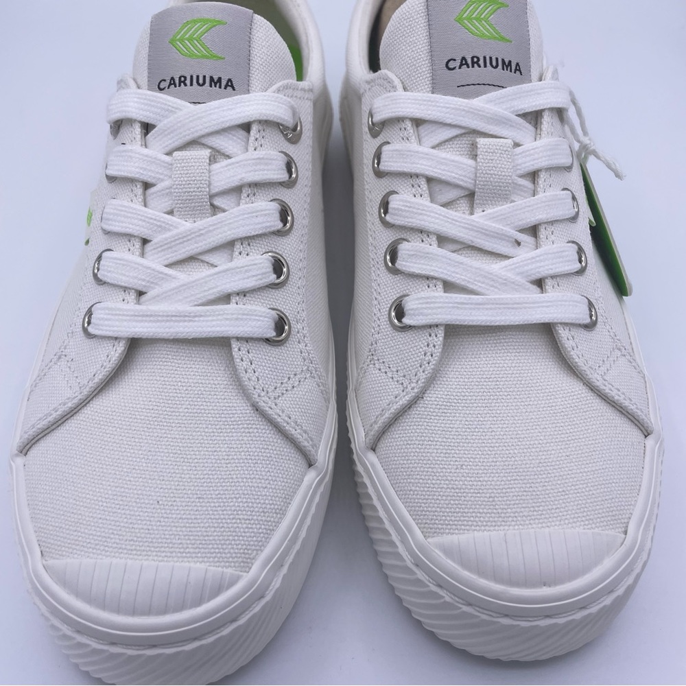 Cariuma unisex oca low off white canvas sneakers Size 6.5Women 5Mens - Picture 6 of 13